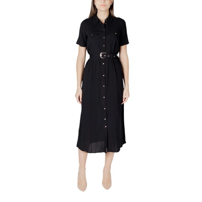 Vero Moda Clothing Dresses Beige / XS Vero Moda Midi Black Dresses for women Party Dress